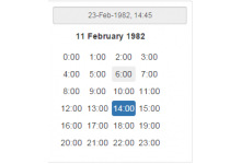 Enhanced Yii2 wrapper for the bootstrap datetimepicker plugin